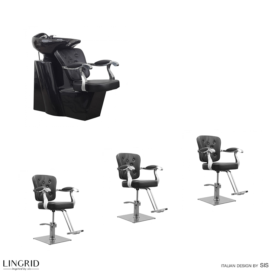 Kirpyklos komplektas SAVONA BLACK 3+1 Kirpyklos komplektas SAVONA BLACK 3+1